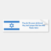 vlag van Israël, Bumpersticker (Voorkant)