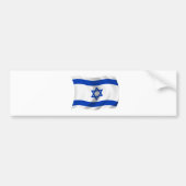 Vlag van Israël Bumpersticker (Voorkant)