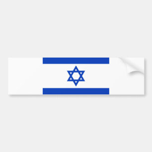 Vlag van Israël Bumpersticker