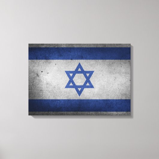  vlag van Israël Canvas Afdruk (Voorkant)