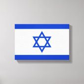 Vlag van Israël Canvas Afdruk (Voorkant)