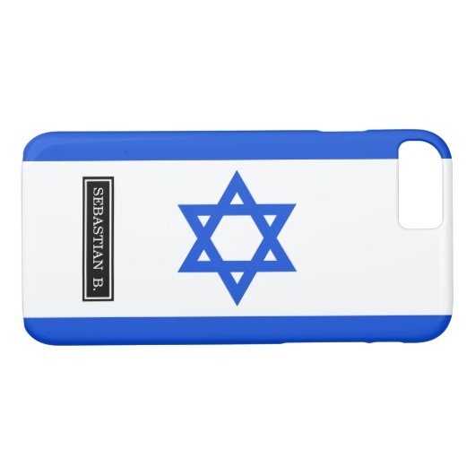 Vlag van Israël Case-Mate iPhone Case (Achterkant (Horizontaal))