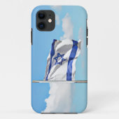 vlag van Israël Case-Mate iPhone Case (Achterkant)