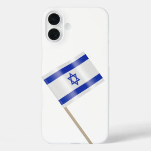 Vlag van Israël iPhone 16 Plus Hoesje