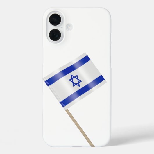 Vlag van Israël Case-Mate iPhone Case (Achterkant)