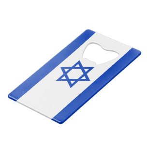 Vlag van Israël Creditkaart Flessenopener