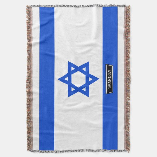 Vlag van Israël Deken (Voorkant Verticaal)