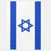 Vlag van Israël Fleece Deken (Voorkant)