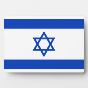 Vlag van Israël Fotoplaat
