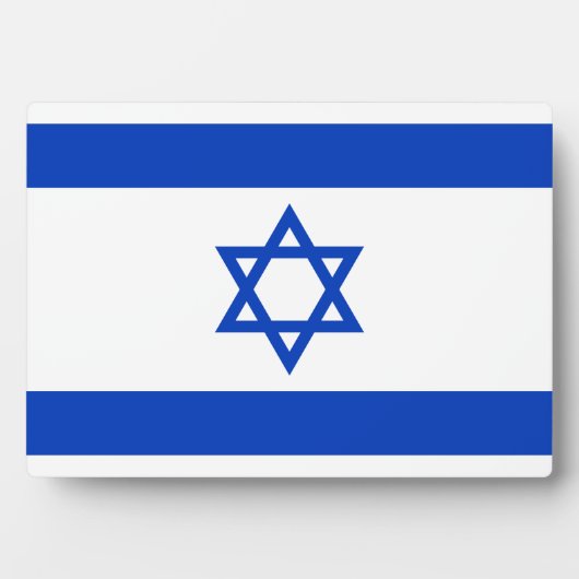 Vlag van Israël Fotoplaat (voorkant)