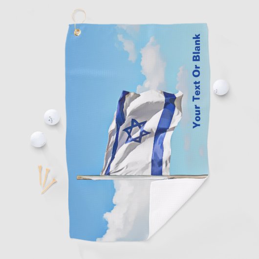vlag van Israël Golfhanddoek (Insitu)
