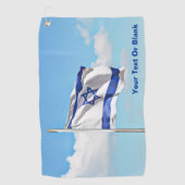 vlag van Israël Golfhanddoek (Voorkant)