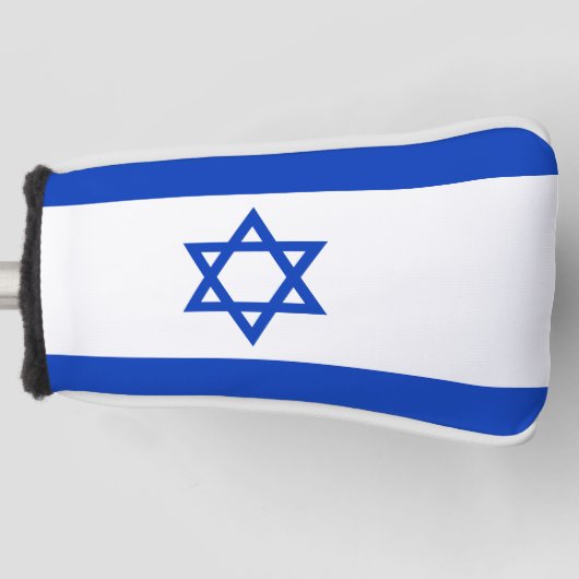 Vlag van Israël Golfheadcover (Voorkant)