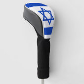 Vlag van Israël Golfheadcover (Schuin)