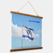 vlag van Israël Hangend Wandkleed (Gebogen)
