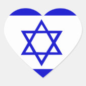 Vlag van Israël Hart Sticker (Voorkant)