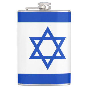Vlag van Israël Heupfles