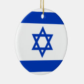 Vlag van Israël Keramisch Ornament (Rechts)