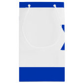 Vlag van Israël Klein Cadeauzakje (Achterkant)