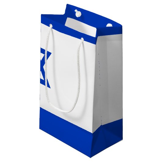 Vlag van Israël Klein Cadeauzakje (Voorkant Gekanteld)
