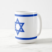 Vlag van Israël Koffiemok (Voorkant rechts)