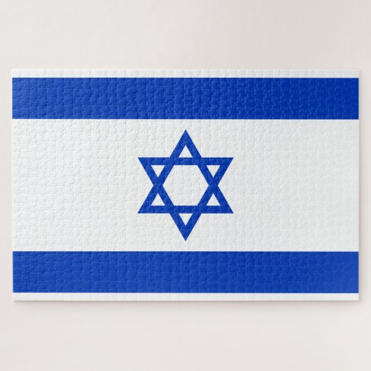 Vlag van Israël Legpuzzel (Horizontaal)