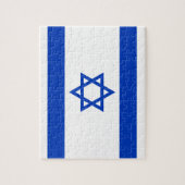 Vlag van Israël Legpuzzel (Verticaal)