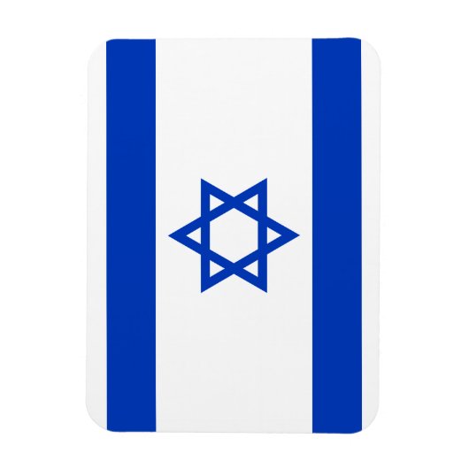 Vlag van Israël Magneet (Verticaal)