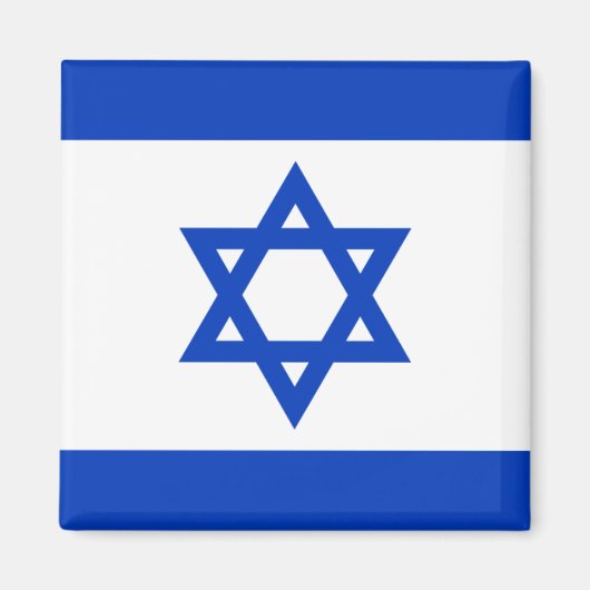 Vlag van Israël Magneet (Voorkant)