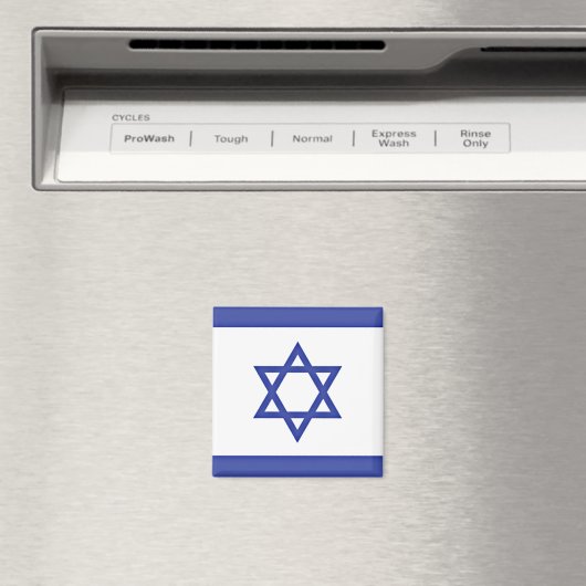 Vlag van Israël Magneet (Insitu (Vaatwasser))