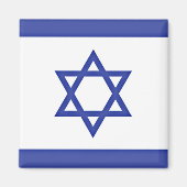 Vlag van Israël Magneet (Voorkant)