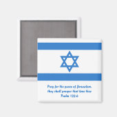 vlag van Israël, Magneet (Voorkant / Achterkant)