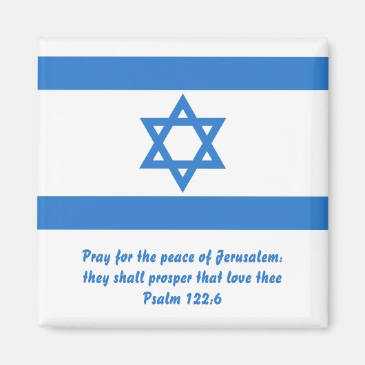 vlag van Israël, Magneet (Voorkant)