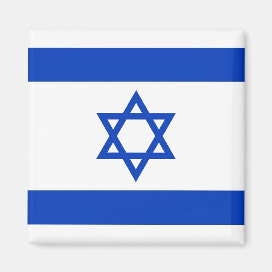 Vlag van Israël Magneet (Voorkant)