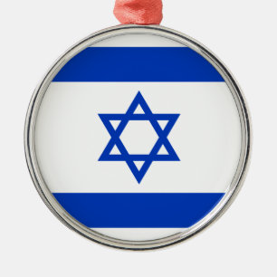 Vlag van Israël Metalen Ornament