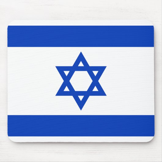 Vlag van Israël Muismat (Voorkant)