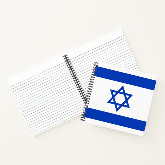 Vlag van Israël Notitieboek (Binnen)