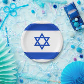 Vlag van Israël Papieren Bordje (Feest)