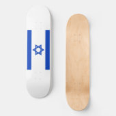 Vlag van Israël Persoonlijk Skateboard (Voorkant)