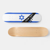 Vlag van Israël Persoonlijk Skateboard (Horizontaal)