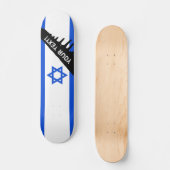 Vlag van Israël Persoonlijk Skateboard (Voorkant)