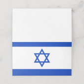 Vlag van Israël Plaatskaartje (Buitenkant ongevouwen)