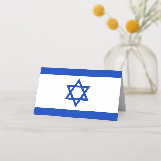 Vlag van Israël Plaatskaartje (Voorkant)
