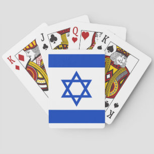 Vlag van Israël Pokerkaarten