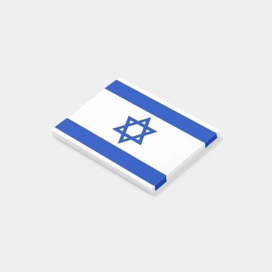 Vlag van Israël-Post-it® notes (Schuin)