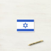Vlag van Israël Post-it® Notes (Op bureau)