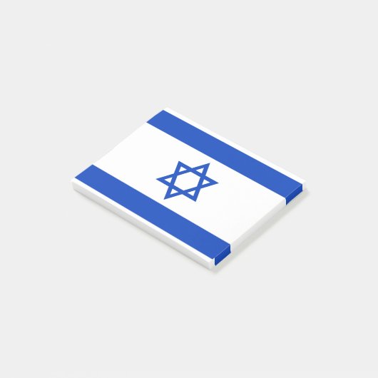 Vlag van Israël Post-it® Notes (Schuin)
