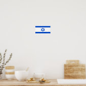 Vlag van Israël Poster (Keuken)