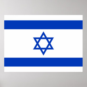 Vlag van Israël Poster