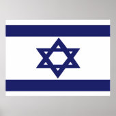 Vlag van Israël Poster (Voorkant)
